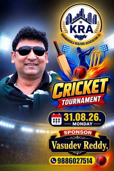 Sponsor poster, Vasudev Reddy